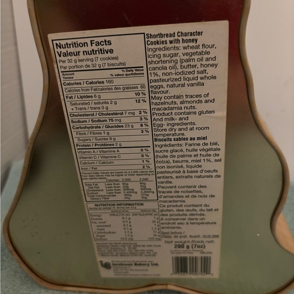 Vintage Purple Winnie The Pooh Collectible Tin - Picture 2 of 3